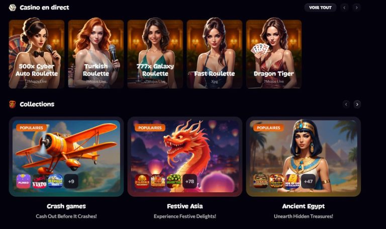 Aphrodite Casino jeux en ligne
